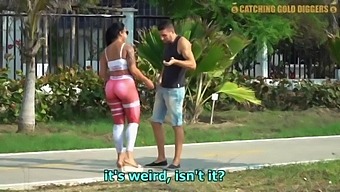 Amateur Latina Babe With A Big Booty Enjoys Anal Sex In The Park