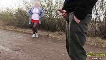 Unwittingly Exposing Myself In A Public Park, A Curious Mom Takes Interest In My Erection. I Record The Encounter With A Hidden Camera For Future Viewing