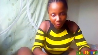 African-American Teen Gives A Blowjob And Receives An Oral Ejaculation In Homemade Video