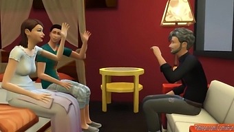 Young Teen Fucks Mature Mom While Dad Watches