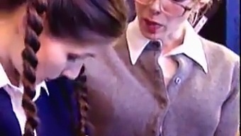 Teacher And Student Explore Their Lesbian Desires In College Classroom