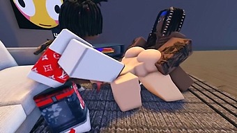 Makima Receives Anal And Group Sex On A Video Game