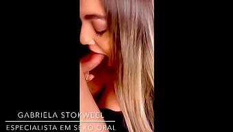 Gabriela Stokweel Receives A Flawless Oral Sex From An Expert Until She Reaches Orgasm - Book Your Appointment With Me