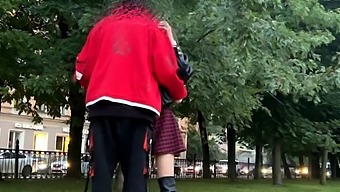 Real Couple'S Steamy Restaurant Encounter With 18-Year-Old Darcy Dark