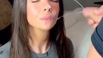 Young Blonde’s Oral And Facial Scenes In A Homemade Video Compilation