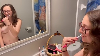 Teen Handjob And Blowjob Before Work