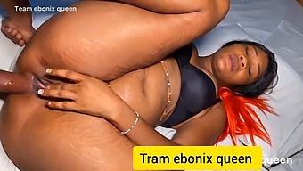 Ebony Milf Experiences Intense And Painful Anal Sex, Resulting In A Gaping Ass