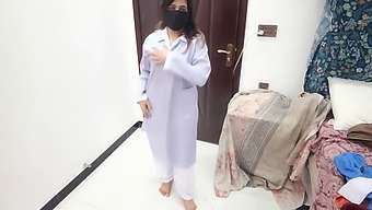 Sobia Nasir'S Seductive Striptease In College Dormitory