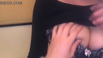 Teenage Japanese Girl With Large Breasts Receives Breast Stimulation