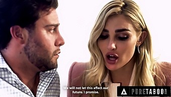 Kenzie Anne, A Stunning Blonde, Receives An Unexpected Internal Ejaculation From A Compulsive Liar In A Taboo-Themed Video