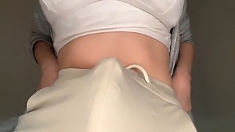Stepdaughter Discovers Her Stepmother'S Intimate Act And Gets Seduced To Participate