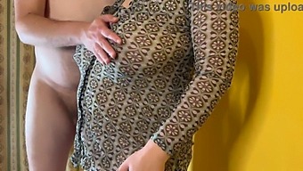 Curvy Wife With Shaved Pussy Lets Me Ejaculate Inside Her For Possible Pregnancy - Viewed From The Side
