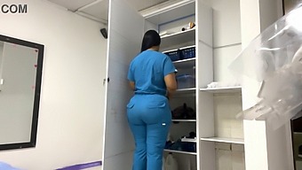 Latina Nurse With Big Tits Records Bbw Patient'S Solo Session