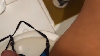 Amateur Latina Mom Seduces And Sucks Cock In Bathroom