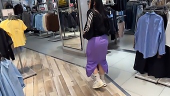 Beautiful Colombian Amateur Gets A Deepthroat Pov Blowjob Surprise At The Mall
