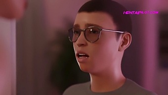 3d Animated Teen Gets Help From His Seductive Stepmother.