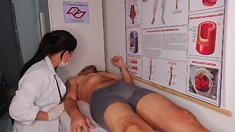 A Guy Got An Unexpected Erection In Front Of A Nurse.